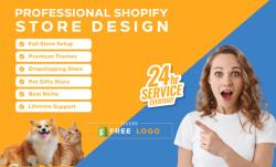 Shopify Store Design, Google Ads, Graphic Design, & Logo Design Expert