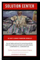 The Best Powerful Spiritual Herbalist In Nigeria +2348055664179