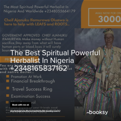 The Most Spiritual Powerful Herbalist In Nigeria