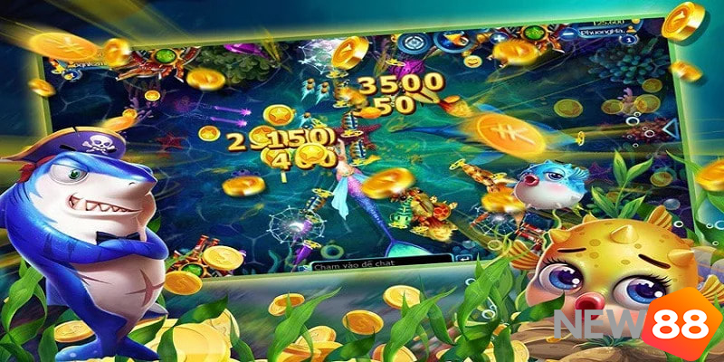 Bắn Cá Xèng Live – Cùng New88 Trải Nghiệm Săn Cá Đổi Thưởng 5 Giao diện đại dương trong bắn cá xèng live